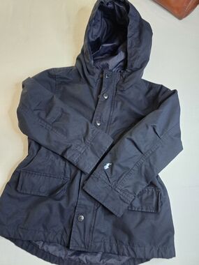 Kids Ralph Lauren Navy Blue Hooded  Windbreaker Preppy Luxury